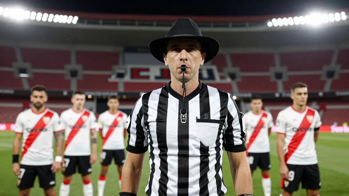 El colegiado vasco Ricardo de Burgos se encargará de pitar el encuentro entre el Sevilla y el Rayo Vallecano en la...